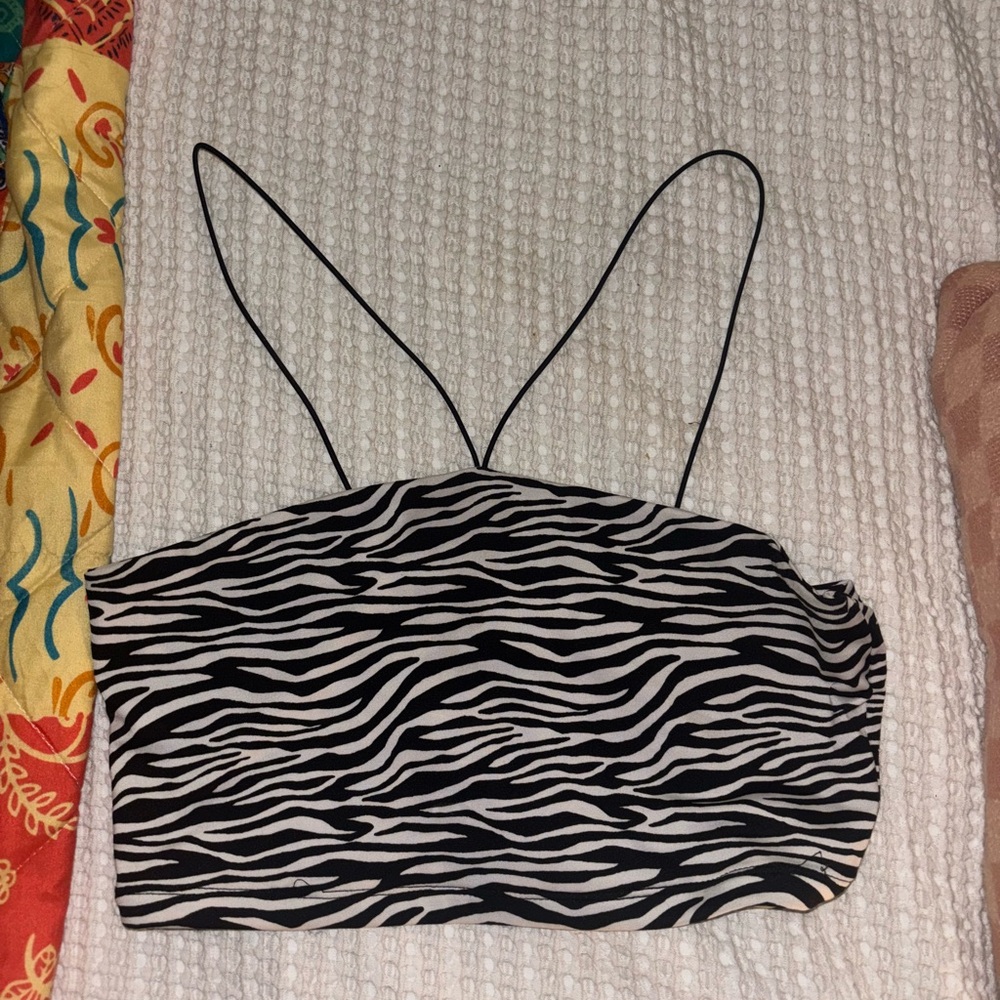 Zebra Print Women's Top